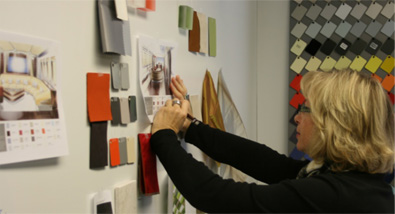 Annett in the Modern Edge Color Lab